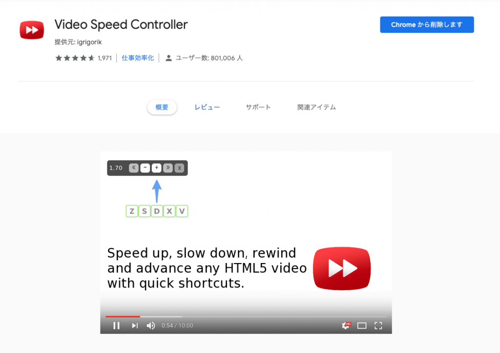 Video Speed Controller